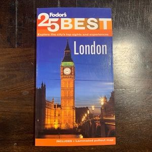 Fodor’s 25 Best of London Tour Guide Book with Map